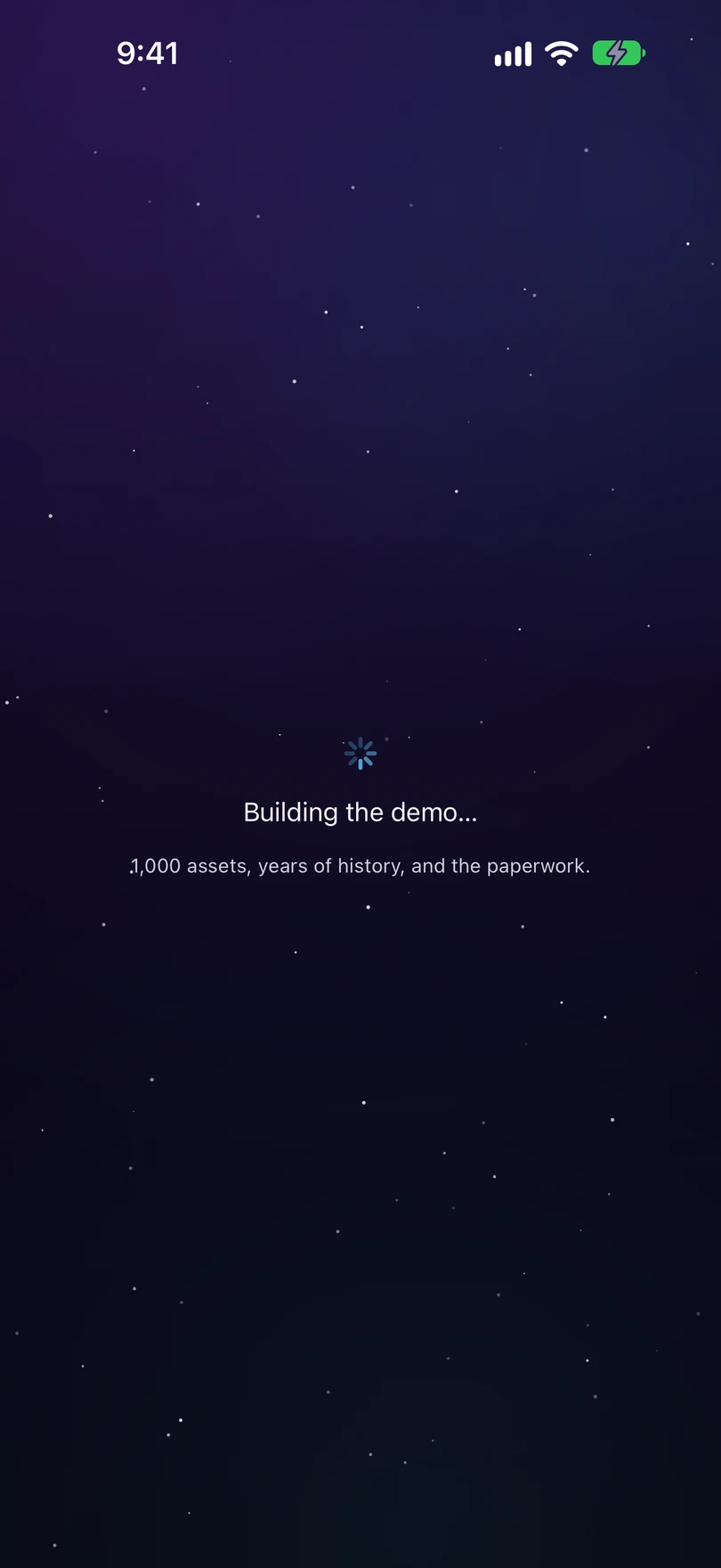 A demo card on iPhone: Verify is written by doing it. Your name and the time go into the history, and nobody can type them in., with the button Tap Verify.